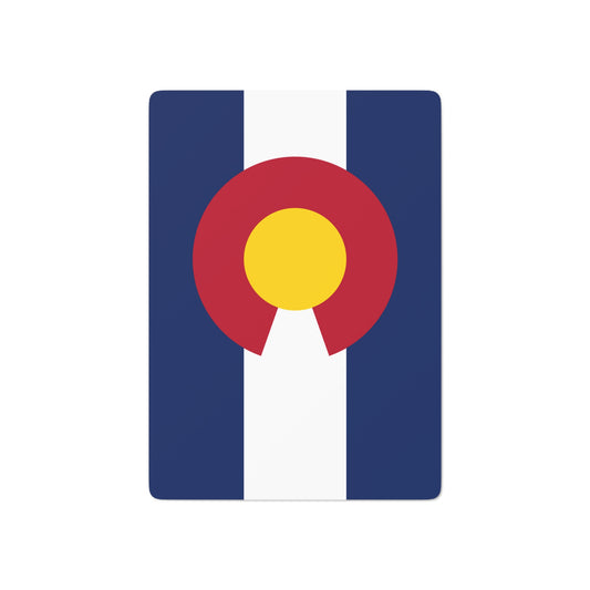 Colorado State Flag Poker Cards