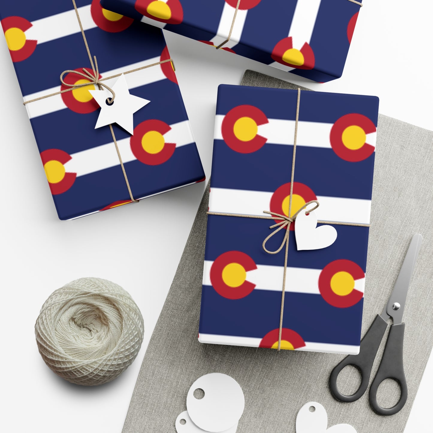 Colorado Flag Gift Wrap Papers