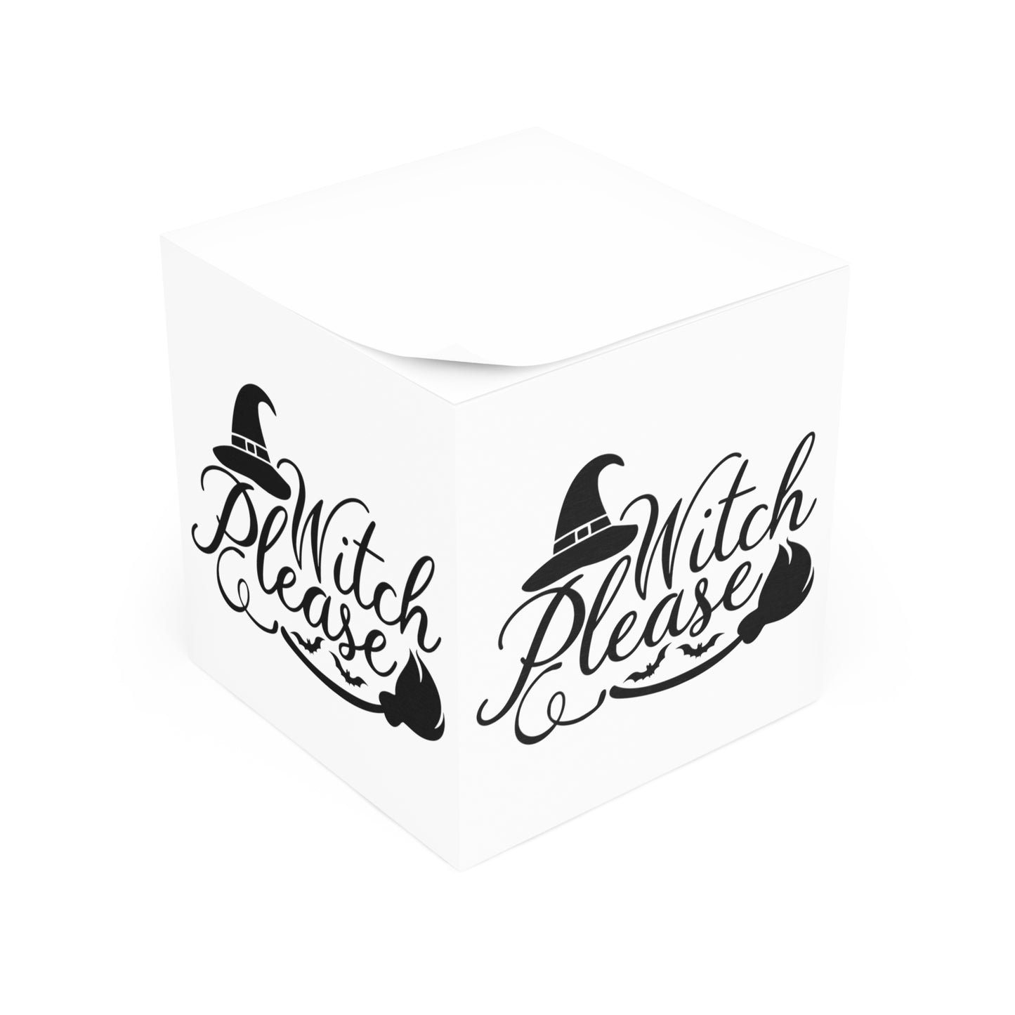 Witch Please Note Cube