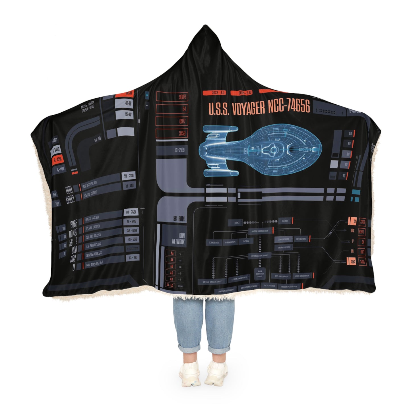 USS Voyager Snuggle Blanket
