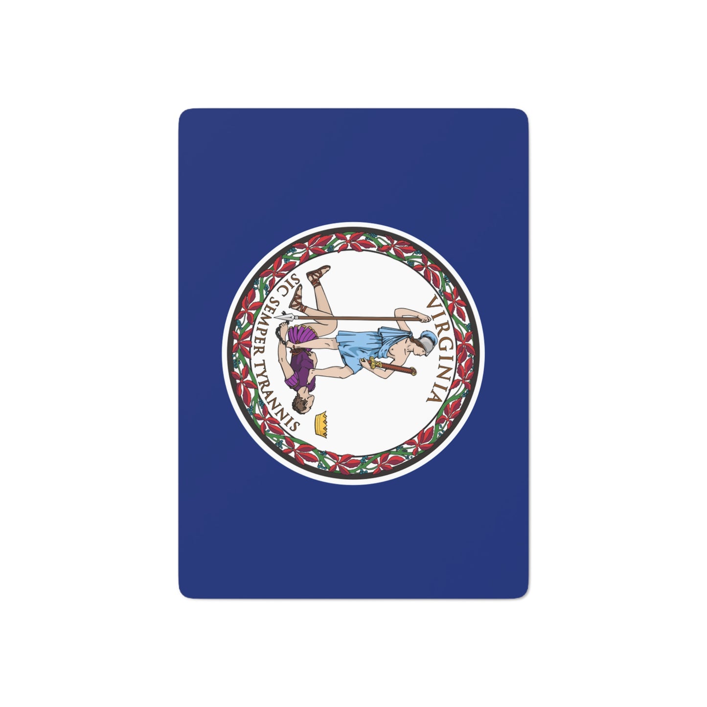 Virginia State Flag Poker Cards