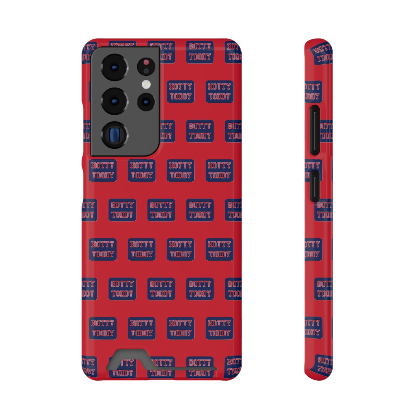 iPhone and Samsung Hotty Toddy (RED) Phone Case With Card Holder