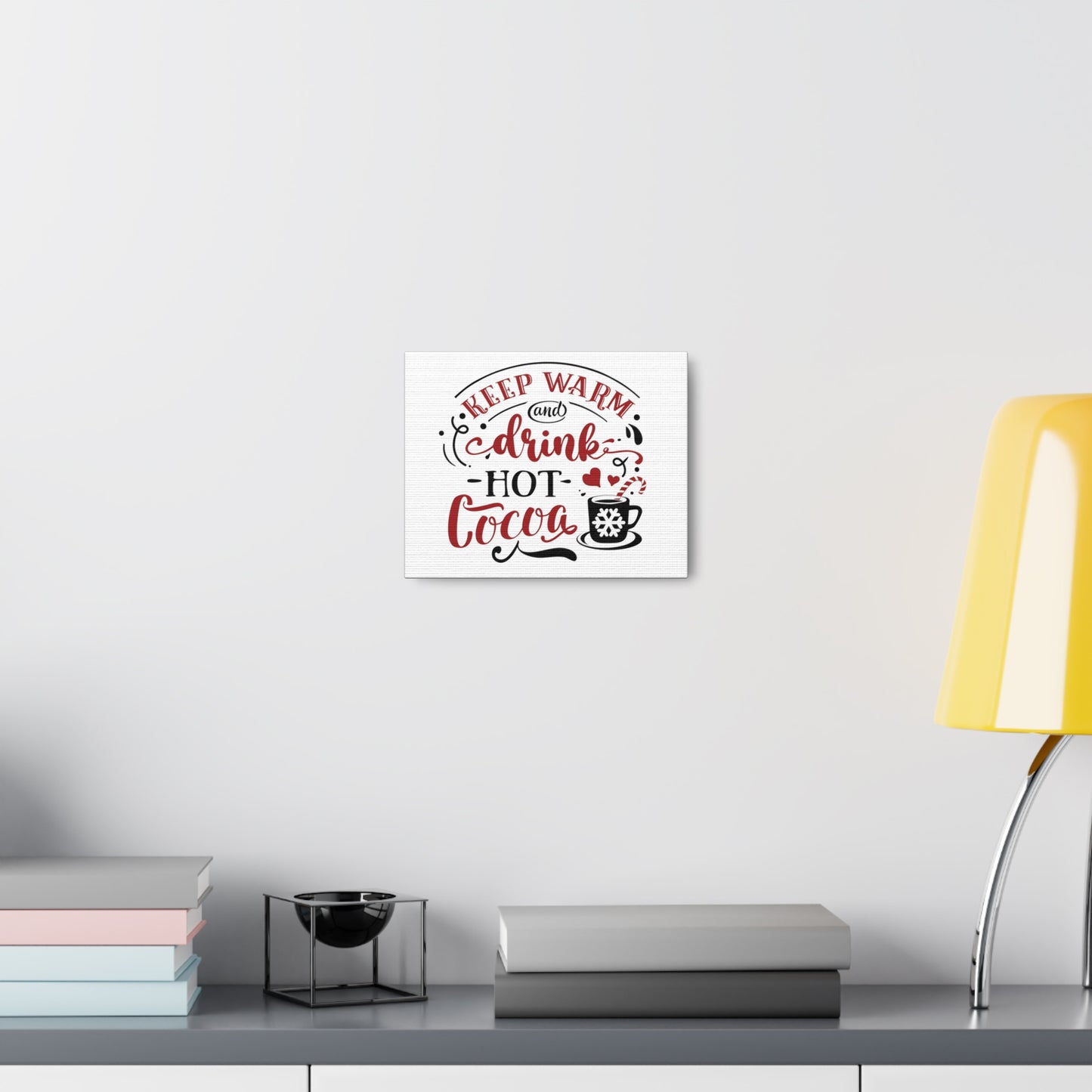 Keep Warm Cocoa Canvas Gallery Wraps