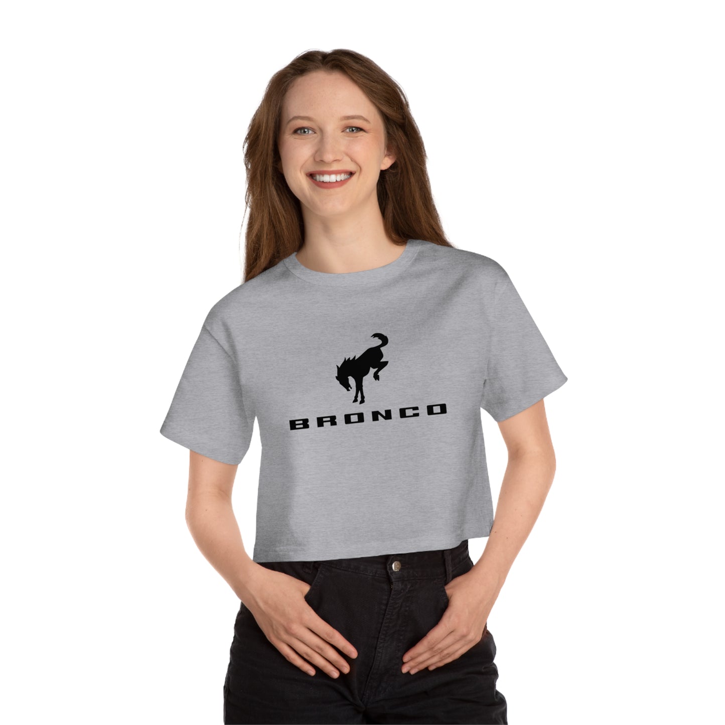 Bronco Champion Women's Heritage Cropped T-Shirt