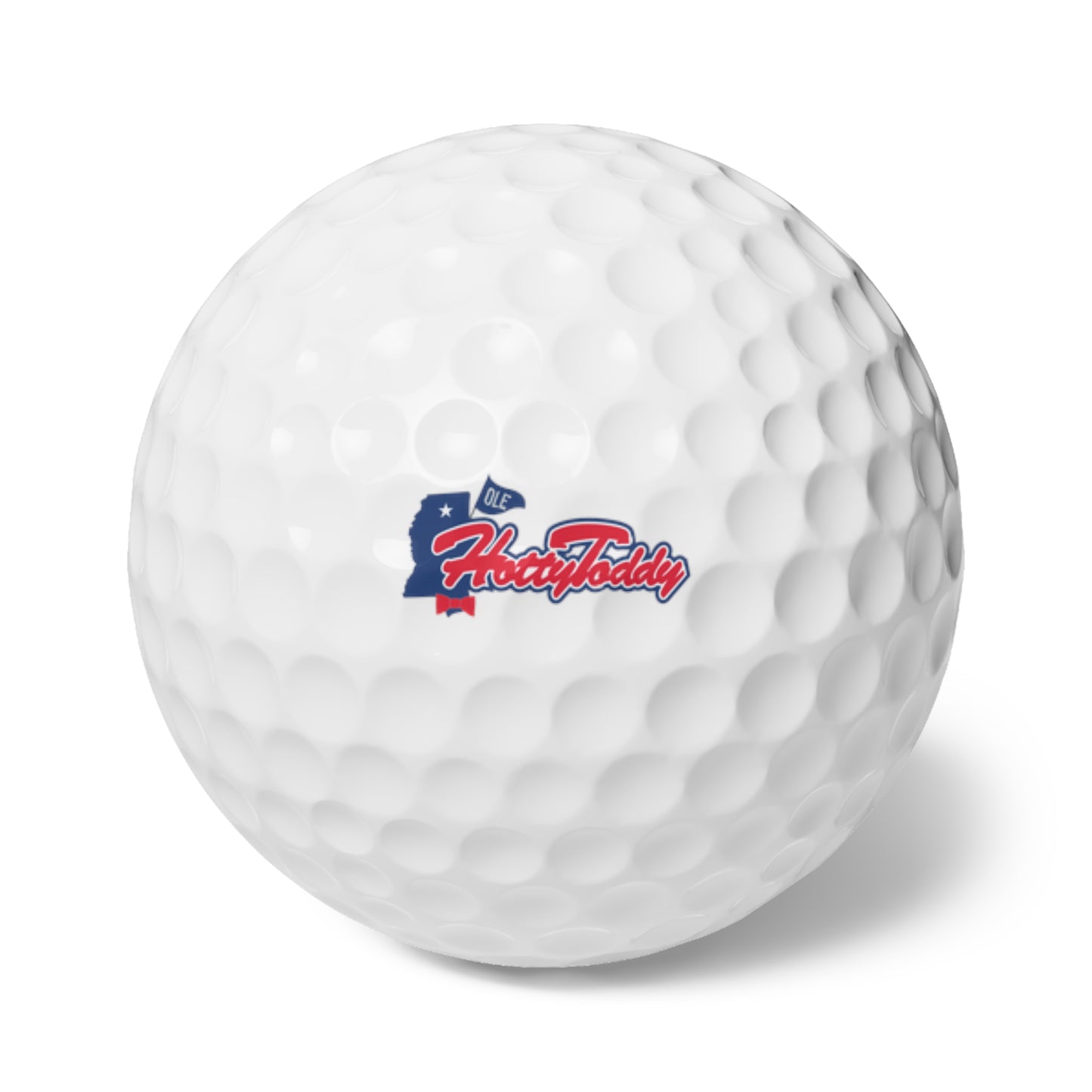 Hotty Toddy Golf Balls, 6pcs
