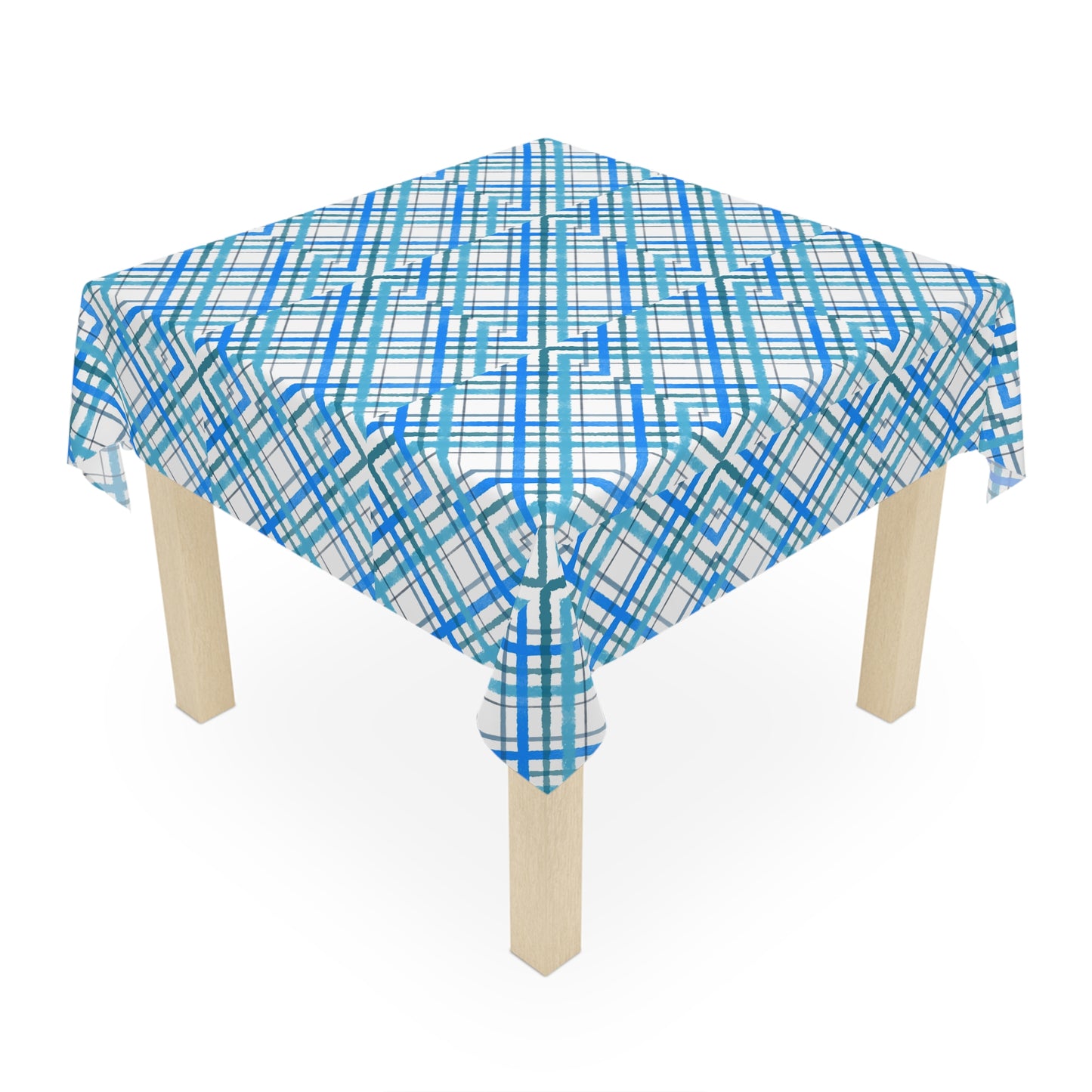Watercolor Blues Tablecloth