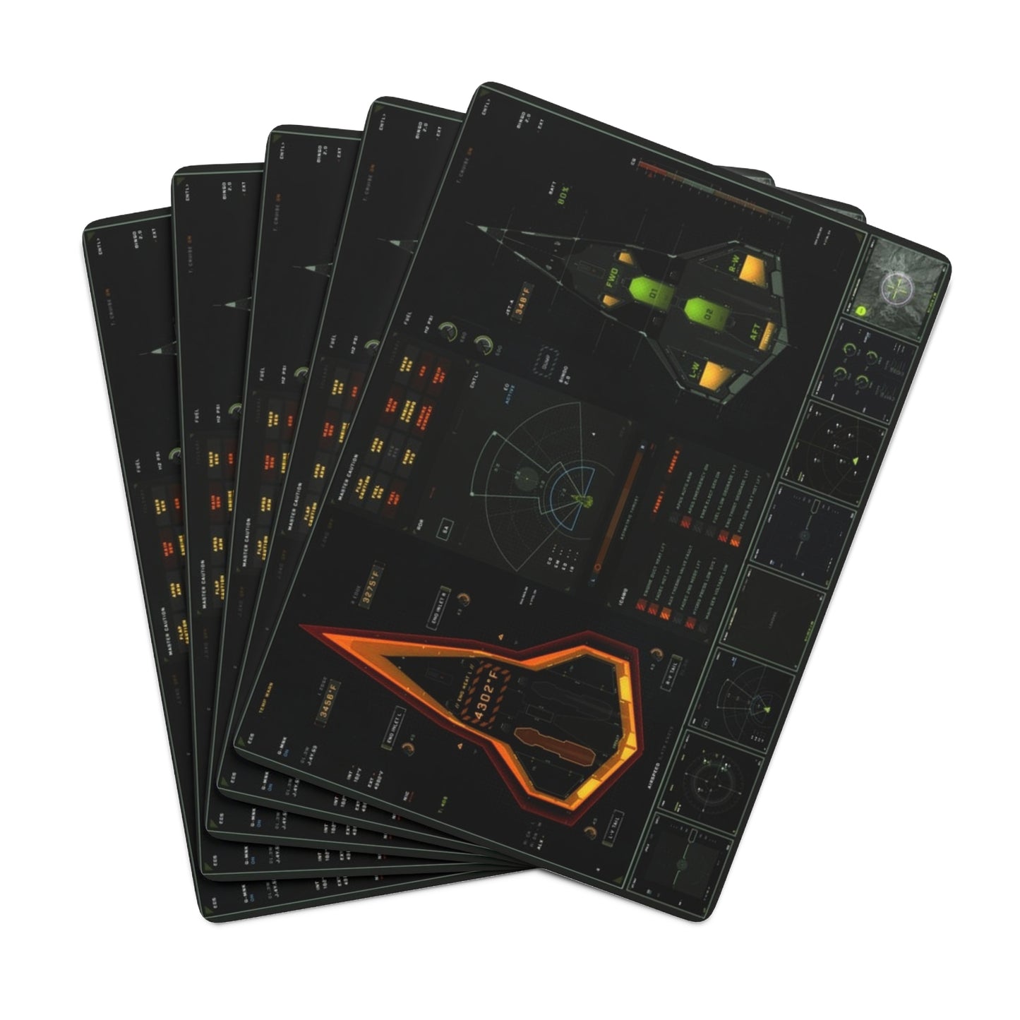 Darkstar US Air Force Custom Poker Cards