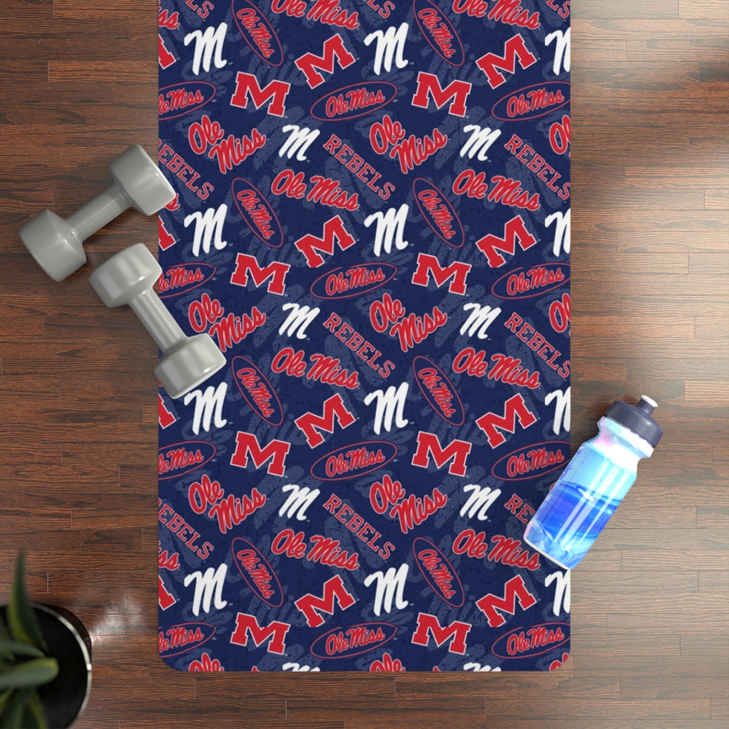 Ole Miss Rubber Yoga Mat