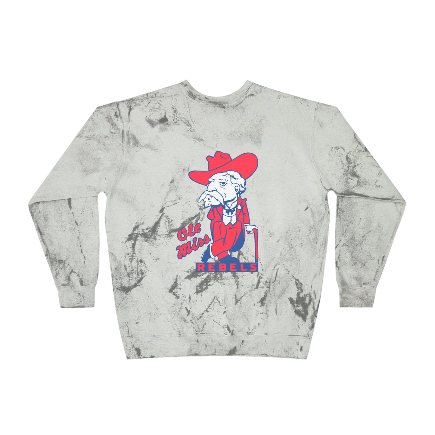 Ole Miss Unisex Color Blast Crewneck Sweatshirt