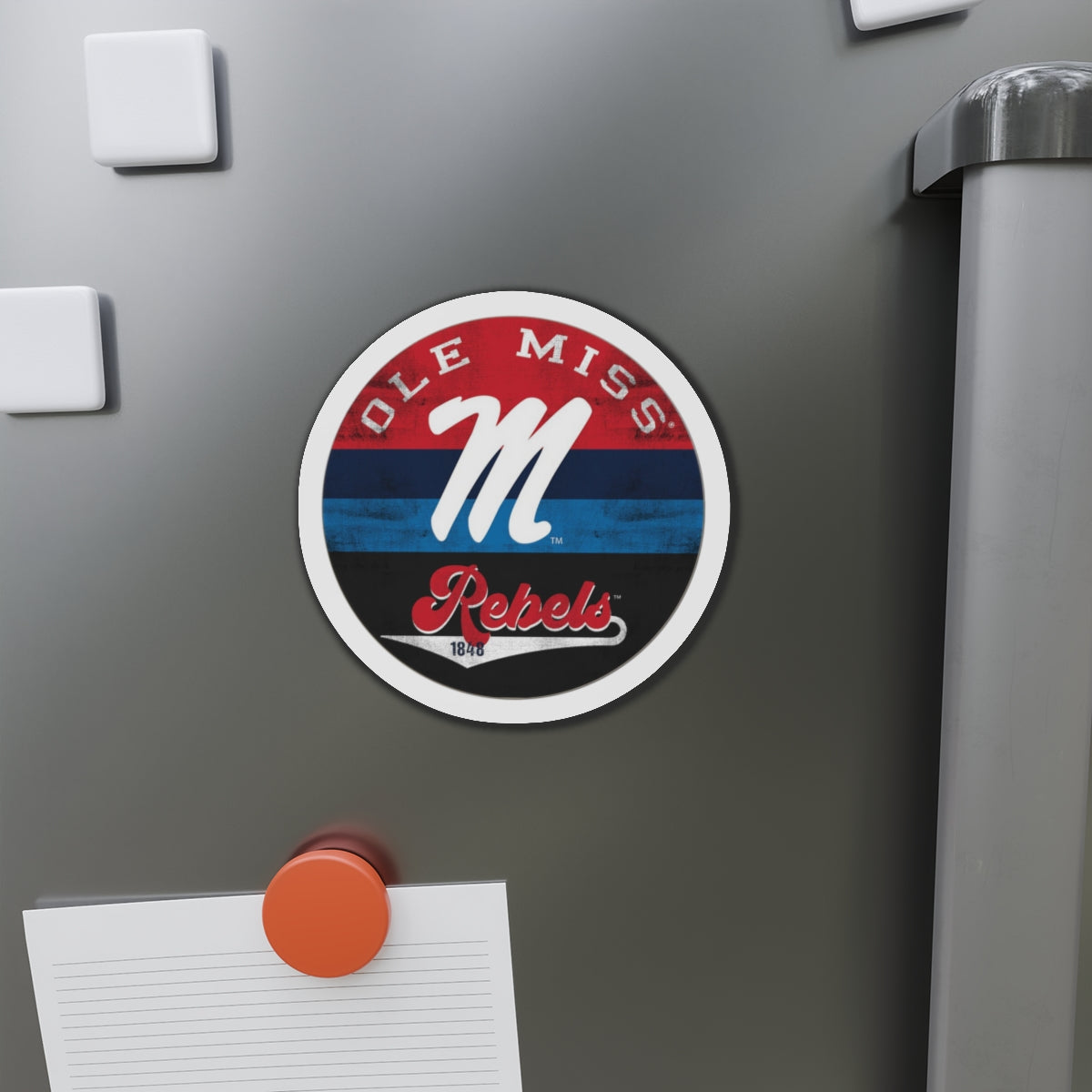 Ole Miss "M" Rebels 1848 Die-Cut Magnets