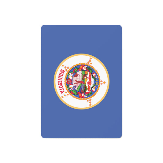 Minnesota State Flag Poker Cards