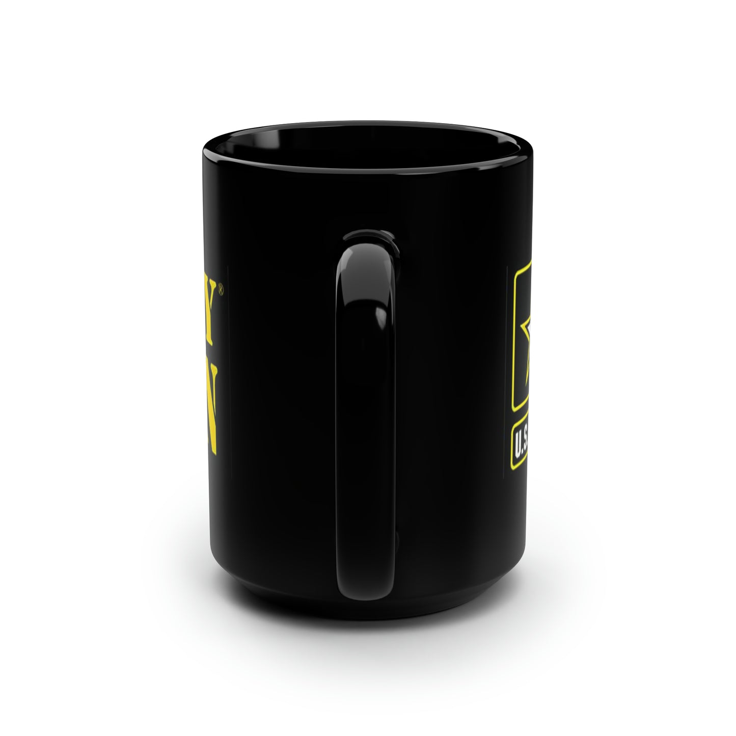 ARMY VETERAN Black Mug, 15oz