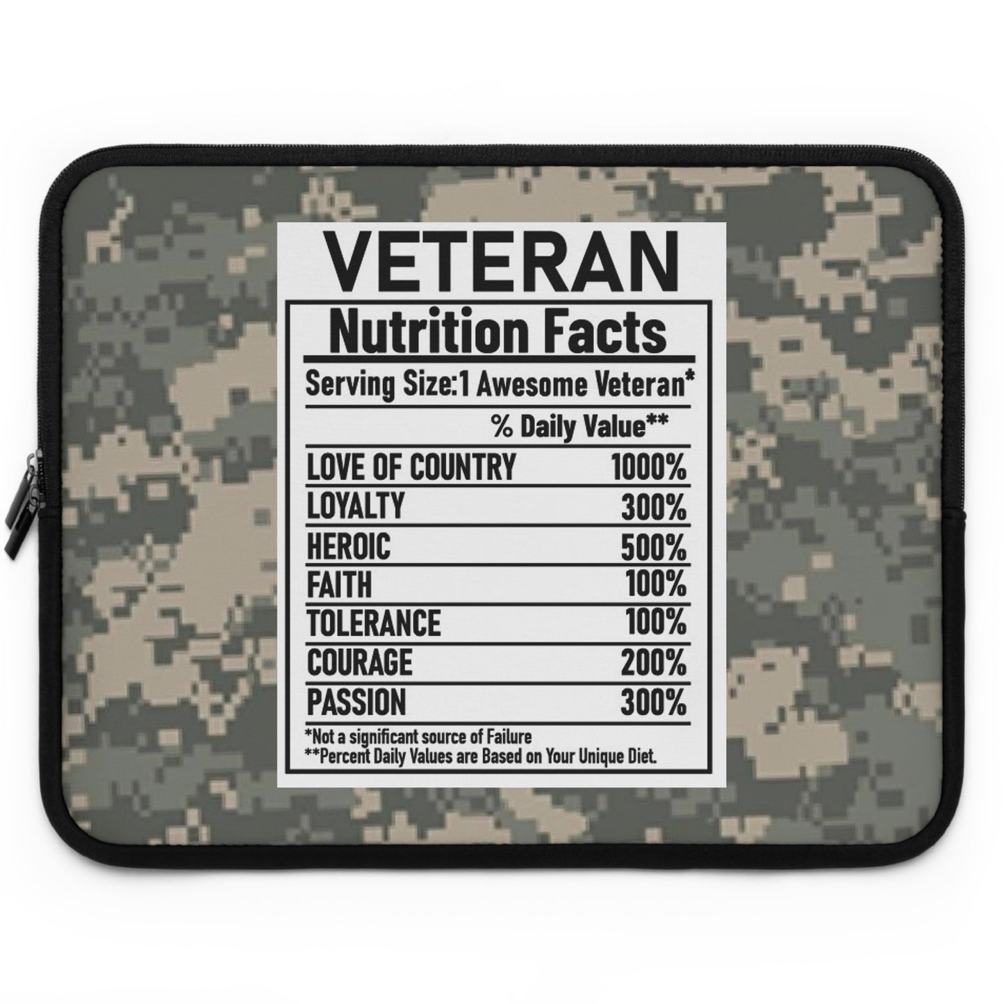 Veteran Camo Laptop Sleeve (Graphic)