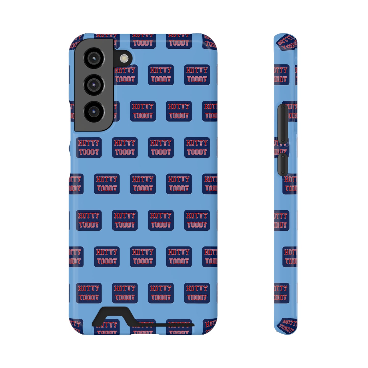 iPhone and Samsung Hotty Toddy (BLUE) Phone Case With Card Holder