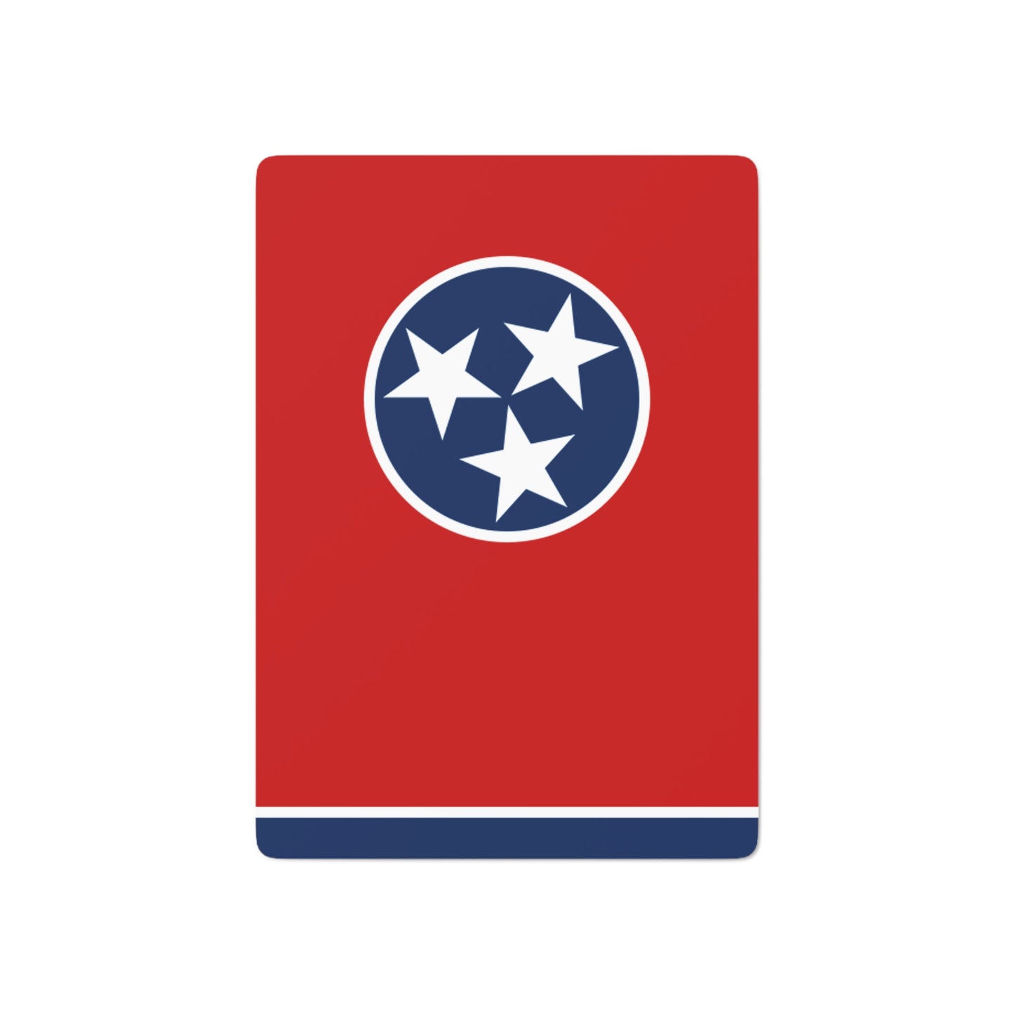 Tennessee State Flag Poker Cards