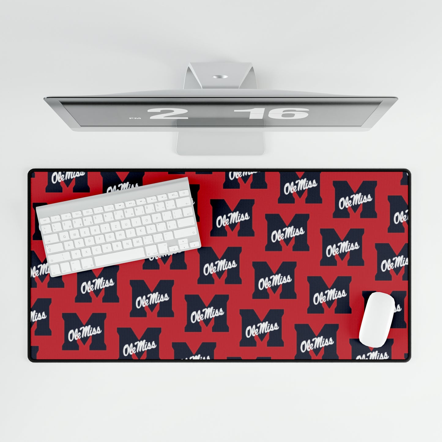 Ole Miss "M" Desk Mat (Red)