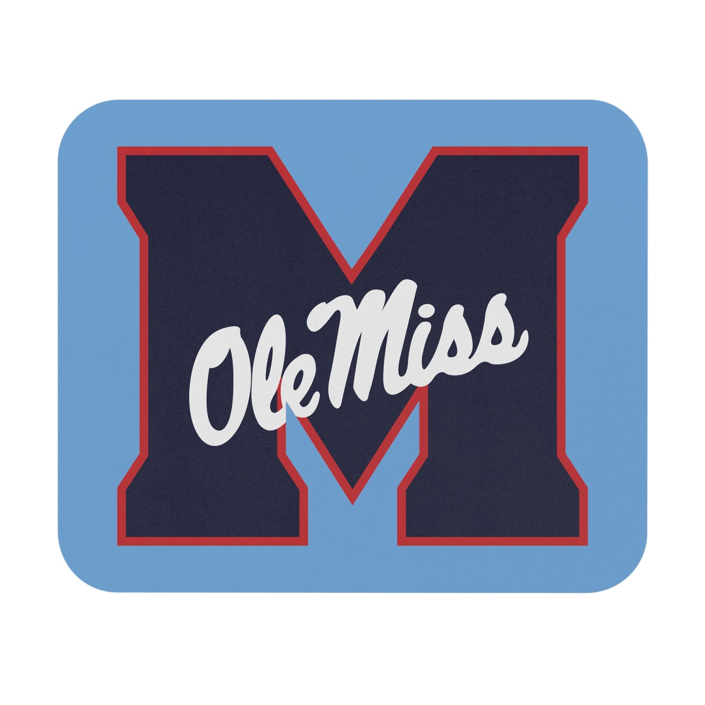 Ole Miss "M" Mouse Pad (Rectangle)
