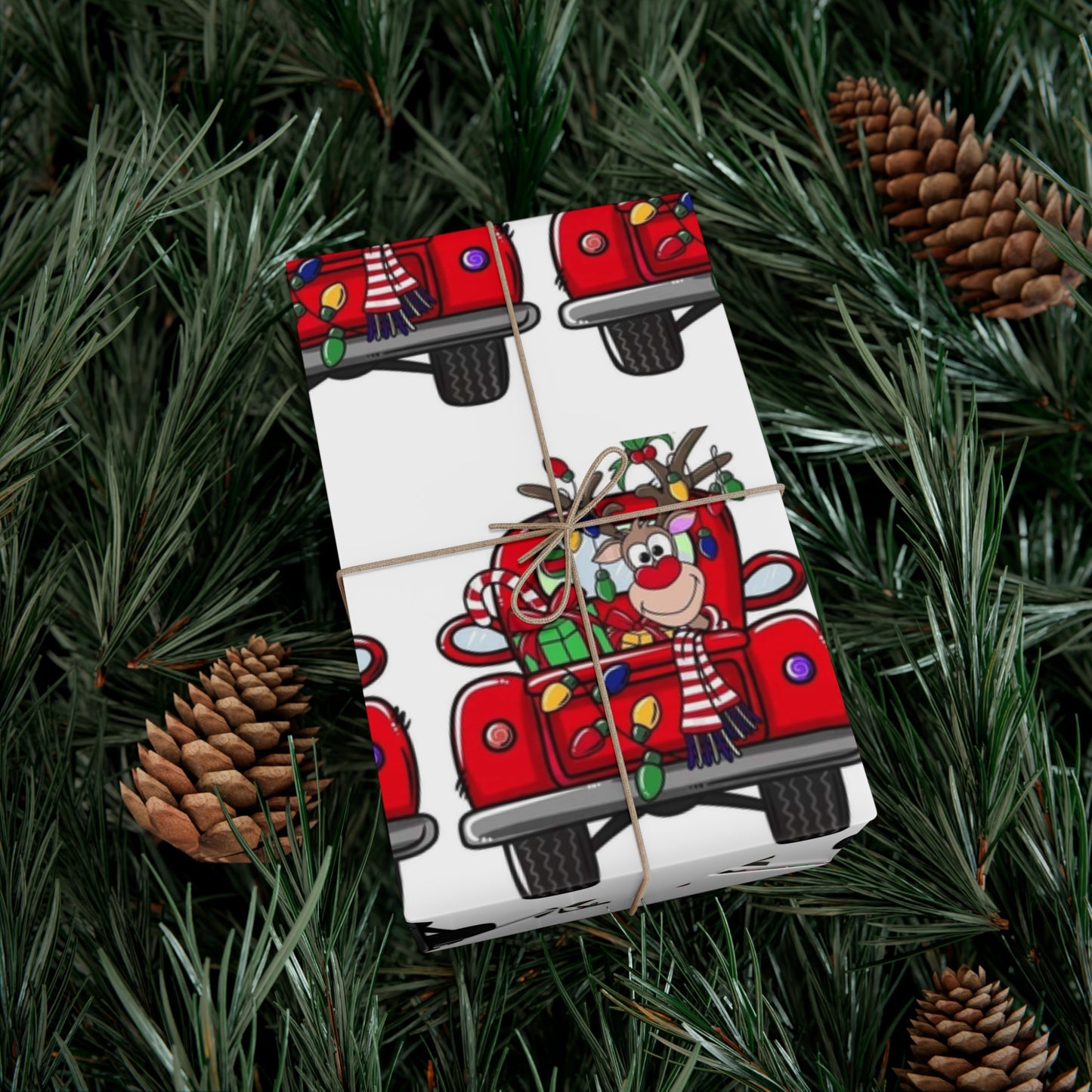 Reindeer Gift Wrap Papers