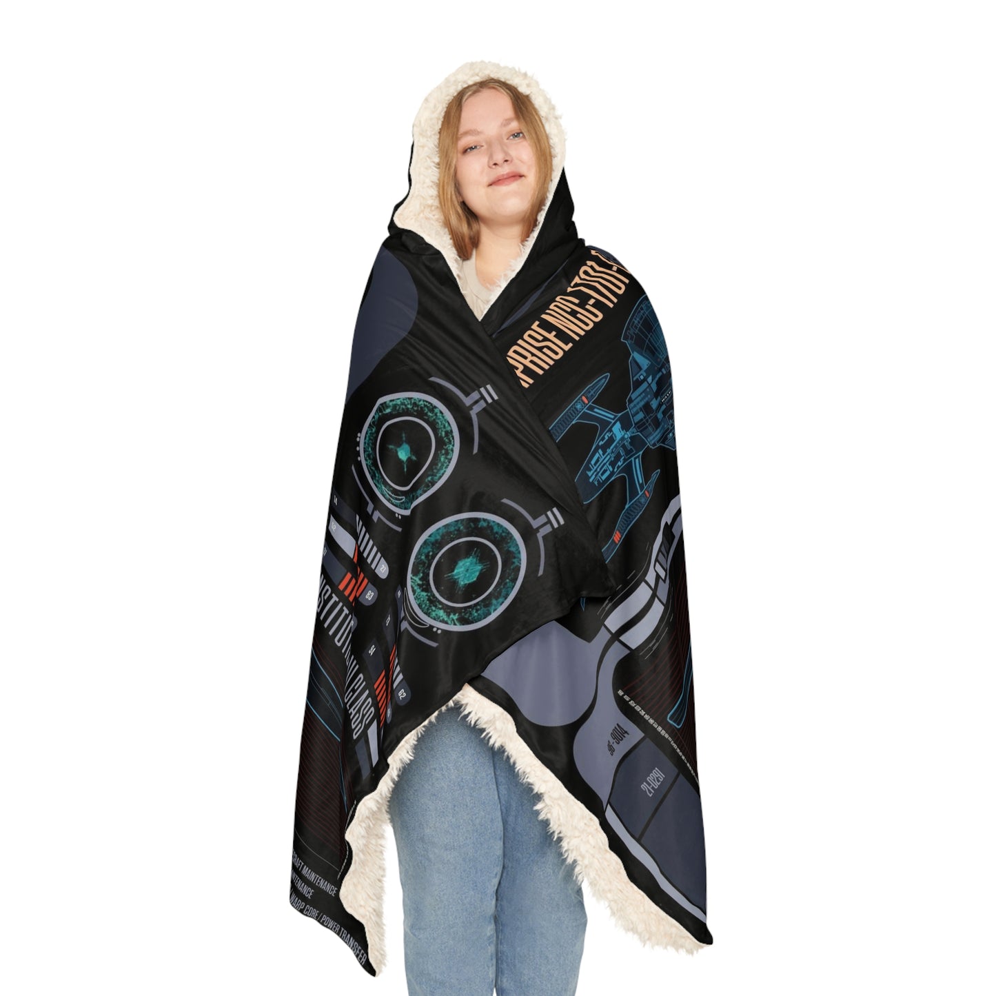 USS Enterprise G Console Snuggle Blanket