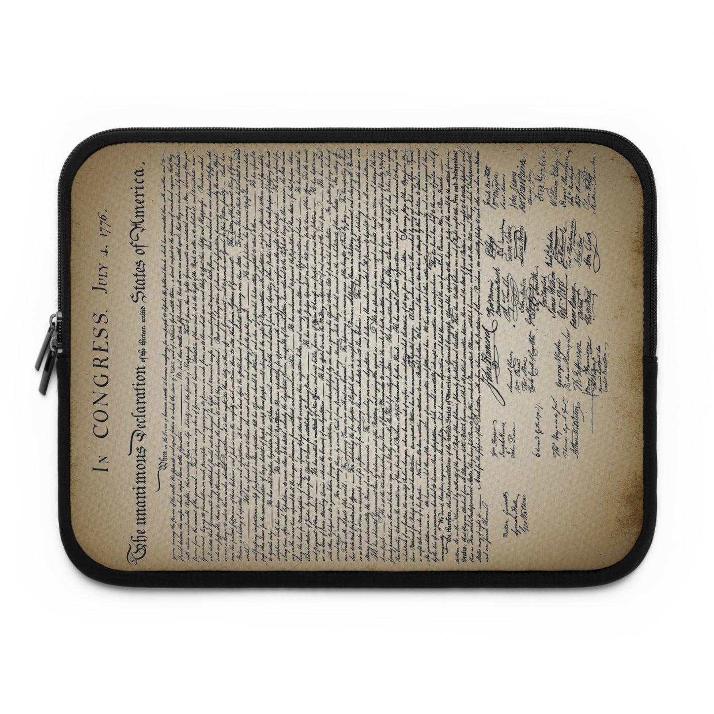 Declaration of Independence Laptop Sleeve