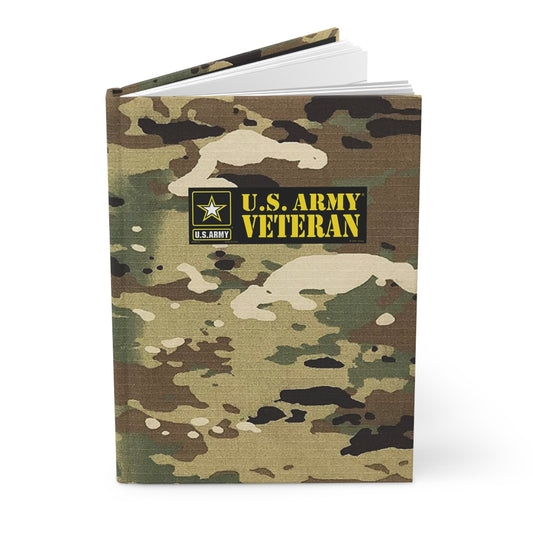 US Army Veteran Hardcover Journal Matte
