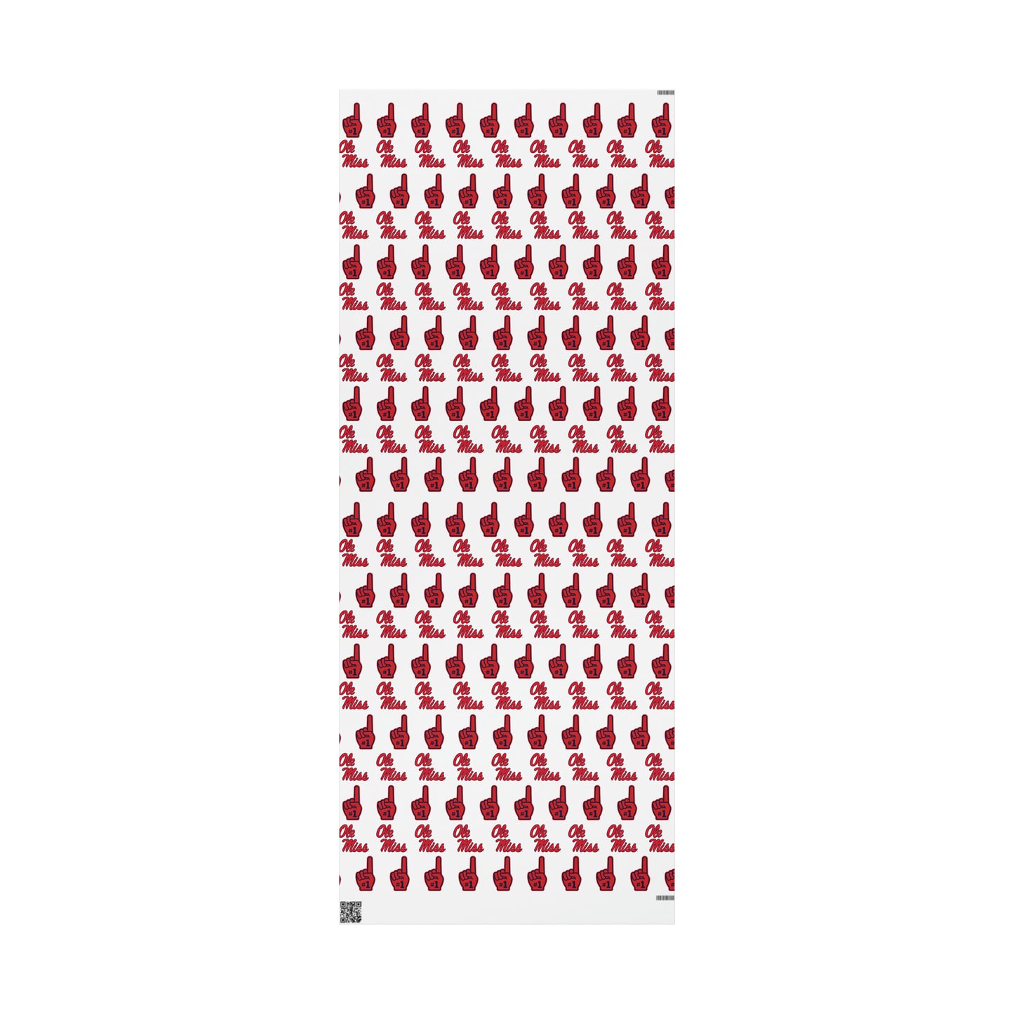 Ole Miss #1 (White) Wrapping Papers