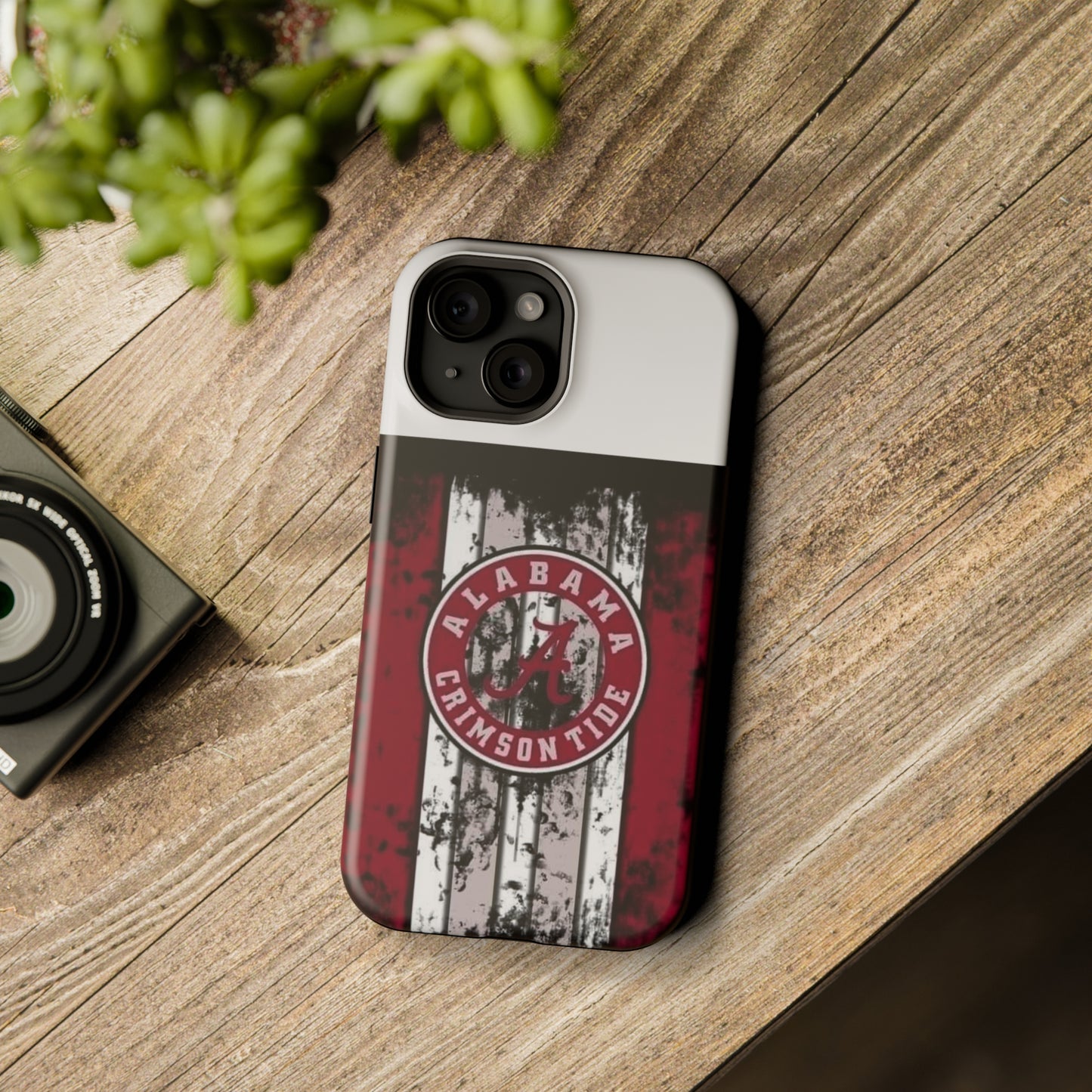 Alabama Crimson Tide MagSafe Tough Cases (White)