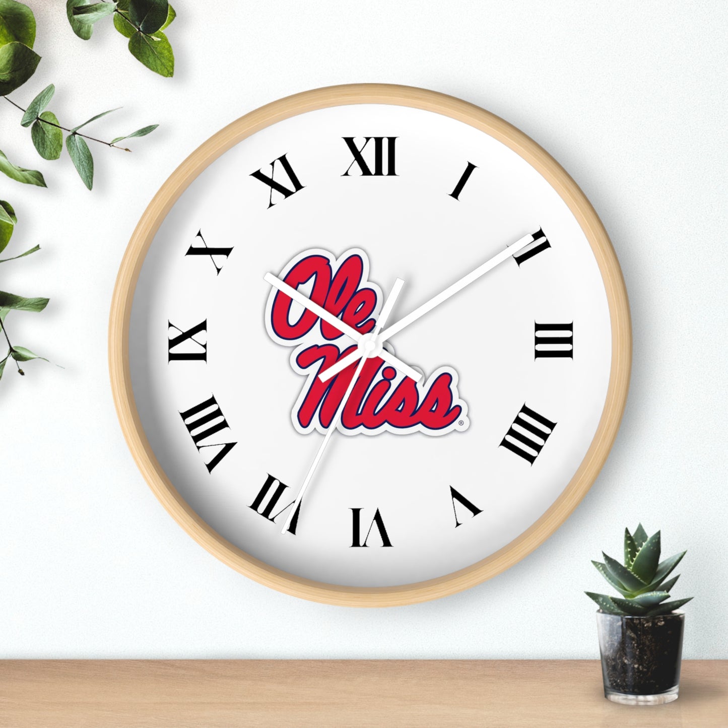 Ole Miss Wall Clock