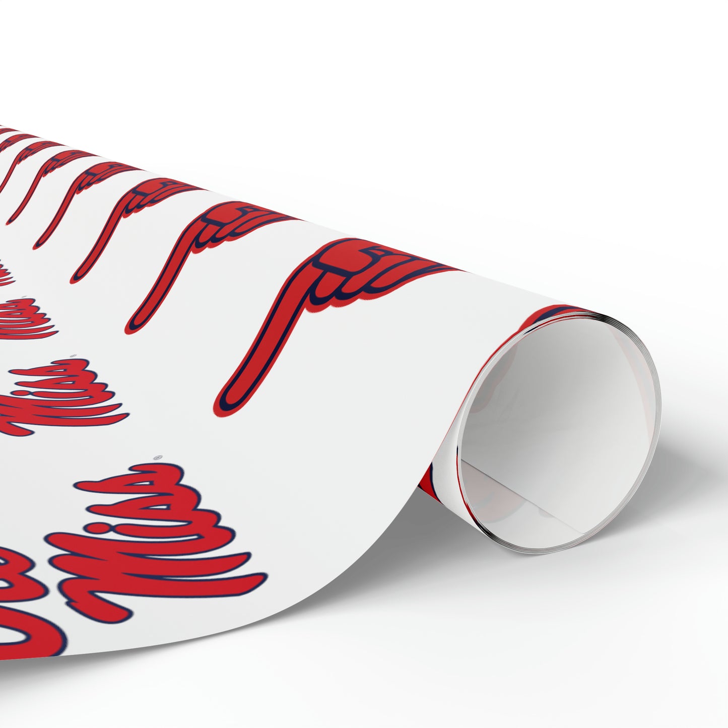 Ole Miss #1 (White) Wrapping Papers