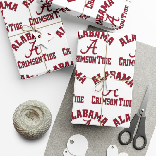 Alabama Roll Tide Gift Wrap Papers