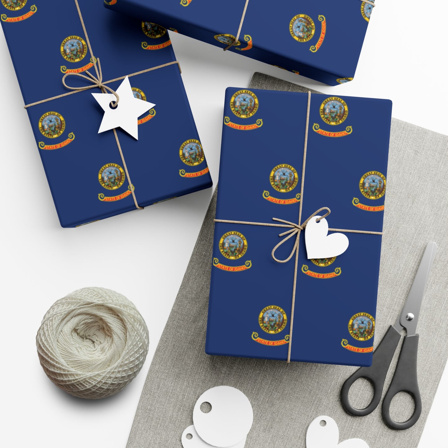 Idaho Flag Gift Wrap Papers