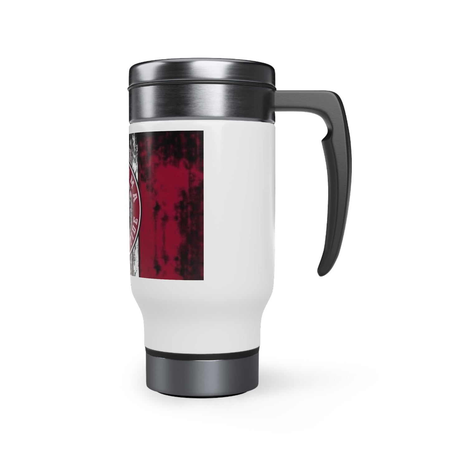 Alabama Crimson Tide Stainless Steel Travel Mug with Handle, 14oz