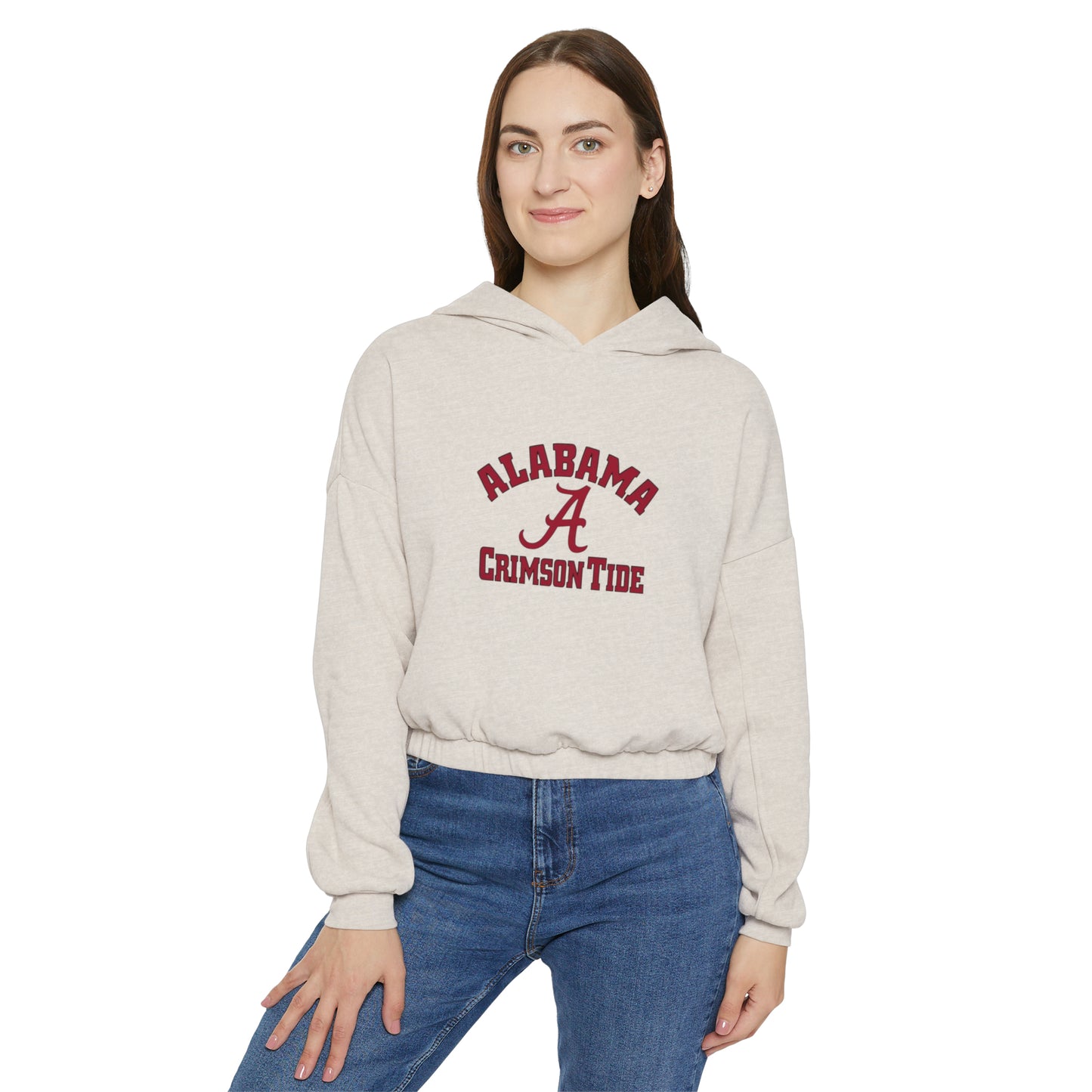 Alabama Crimson Tide Women's Cinched Bottom Hoodie