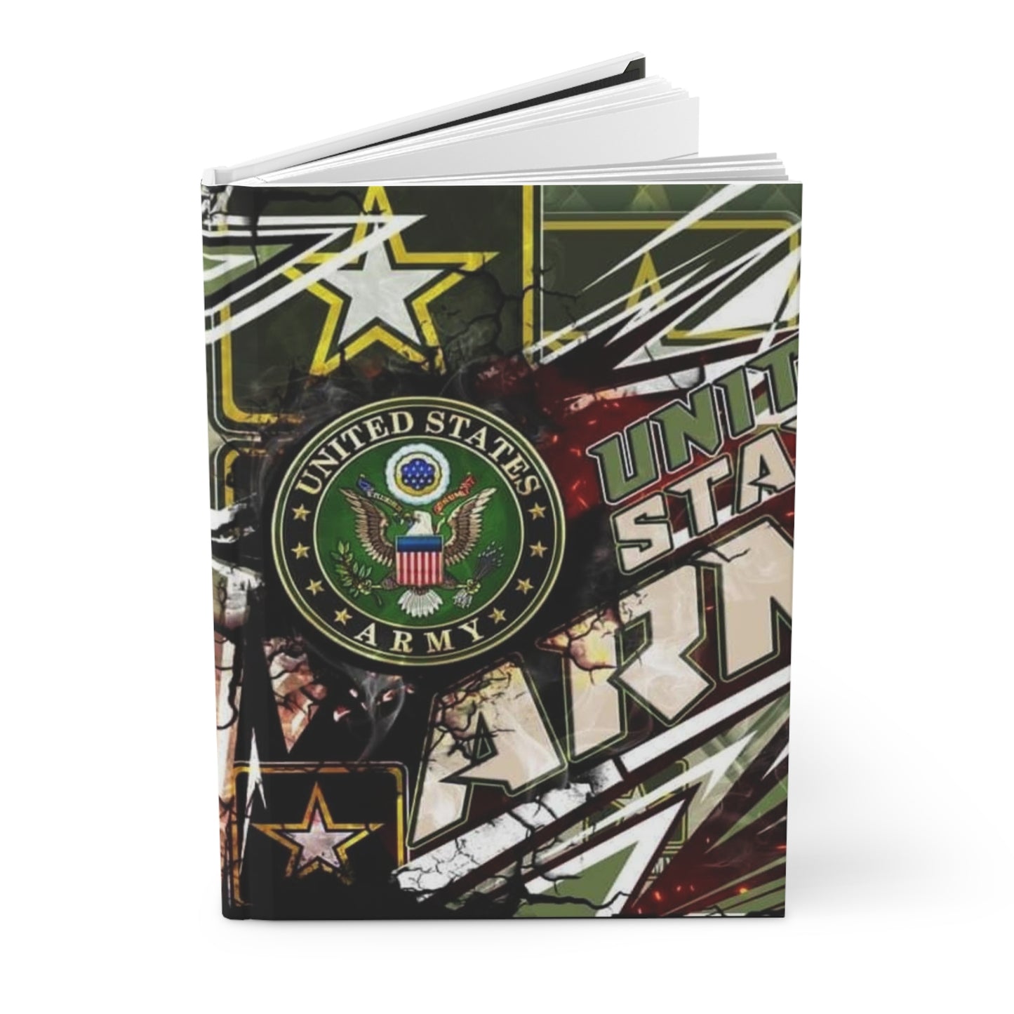 Hardcover Journal with United States Army Design