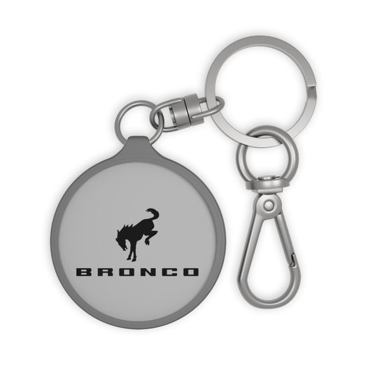 Bronco Keyring Tag (Light Gray)