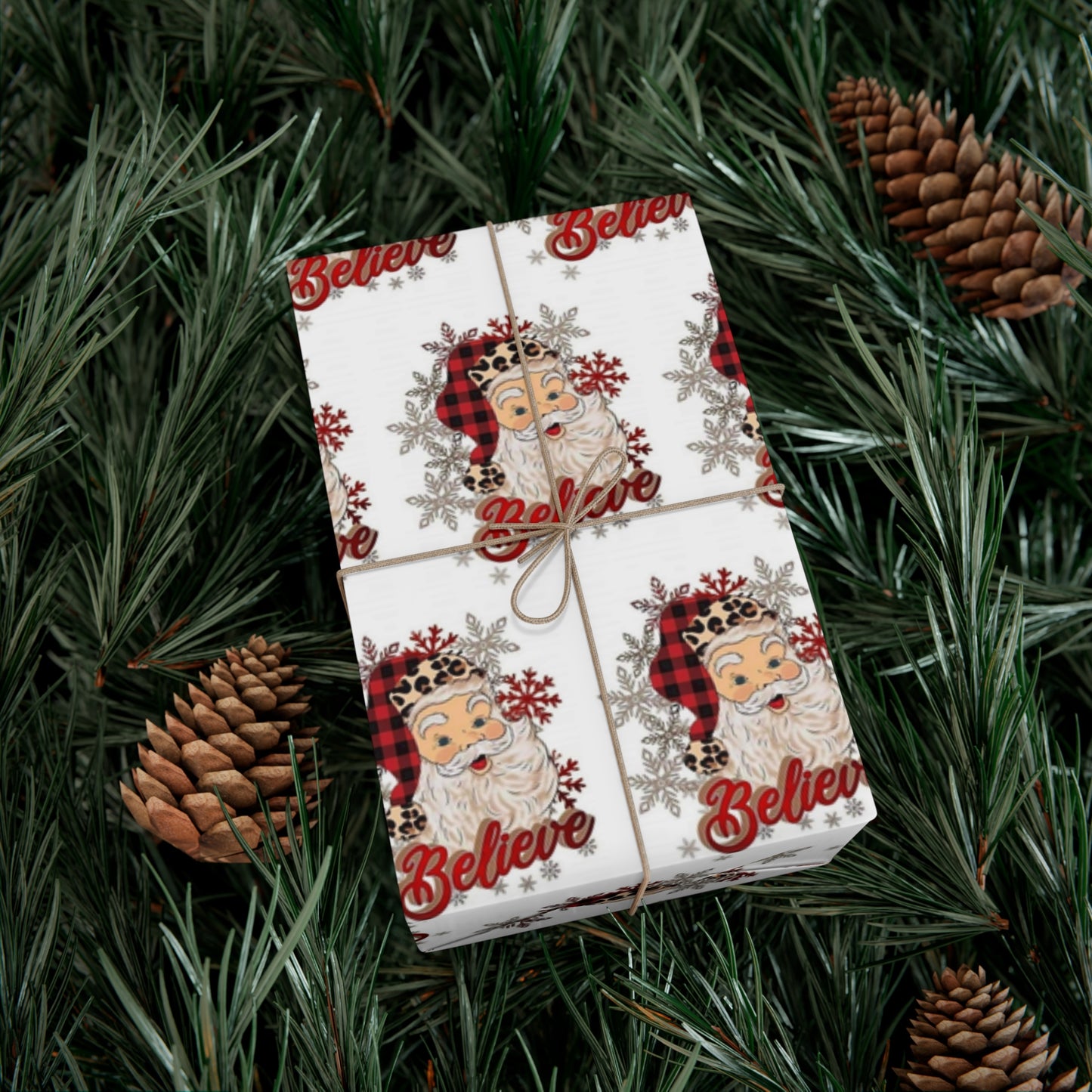 Santa Believe Gift Wrap Papers