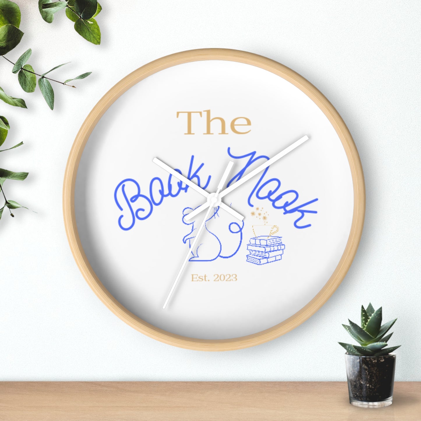 The Book Nook - Wall Clock