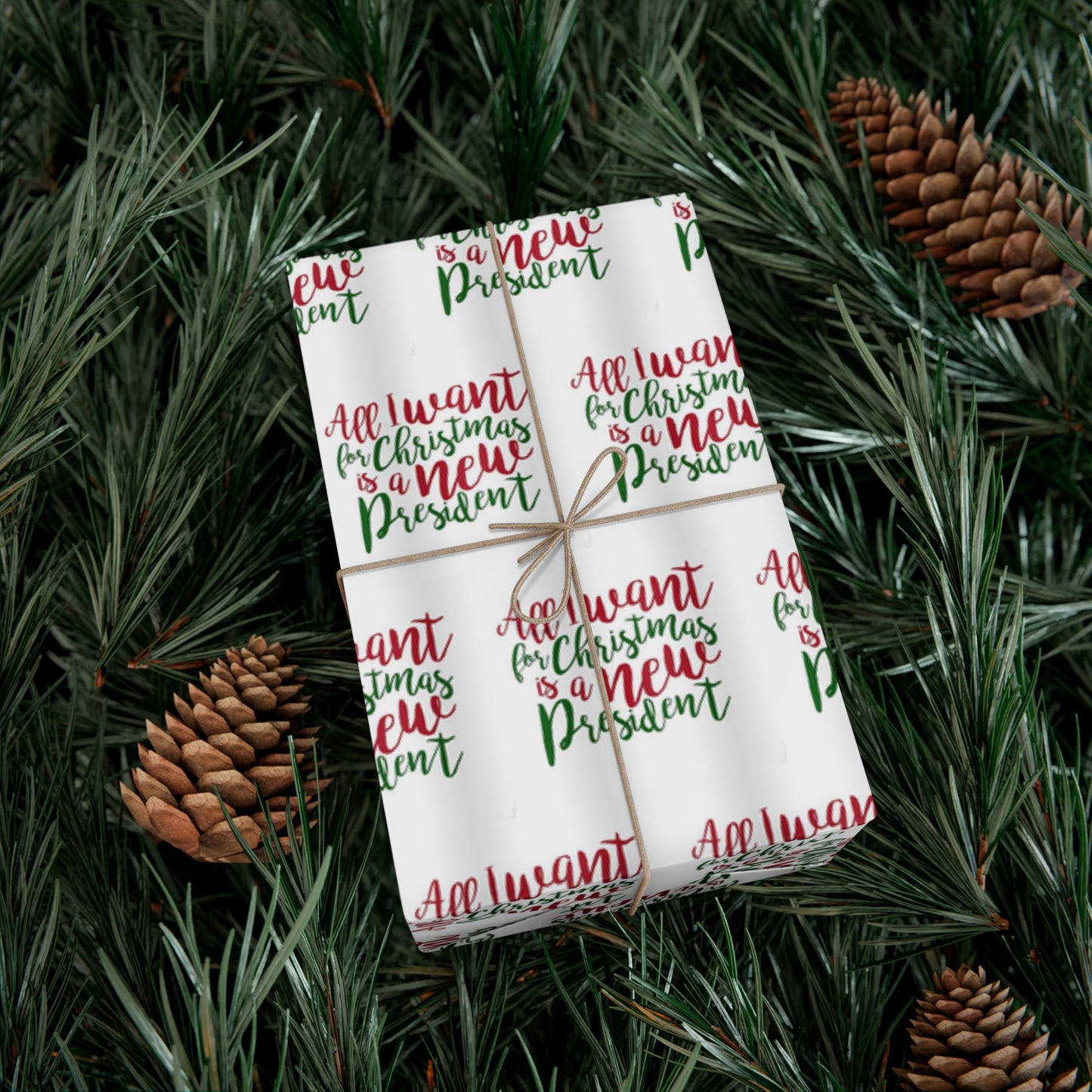 New President Gift Wrap Papers