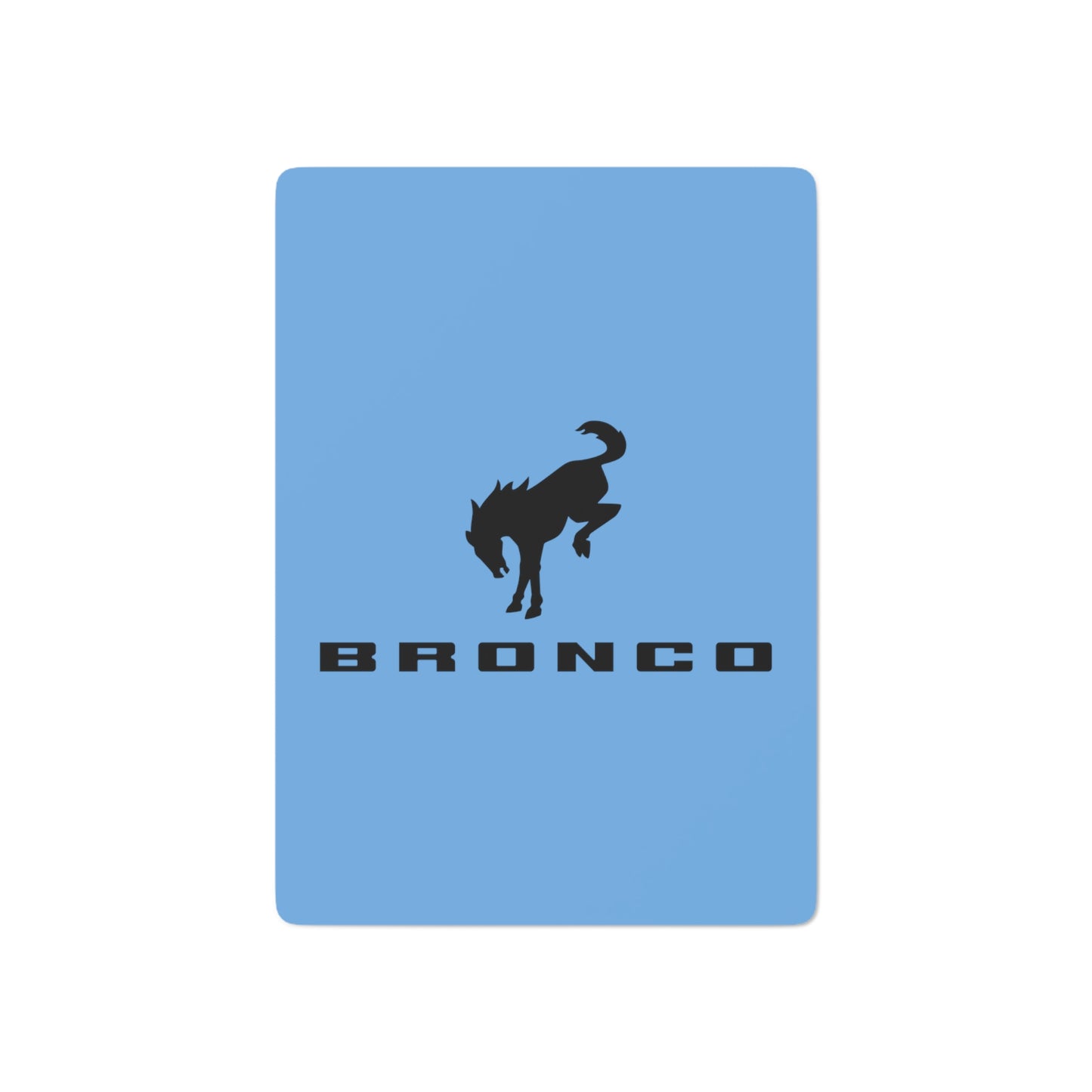 Bronco Poker Cards