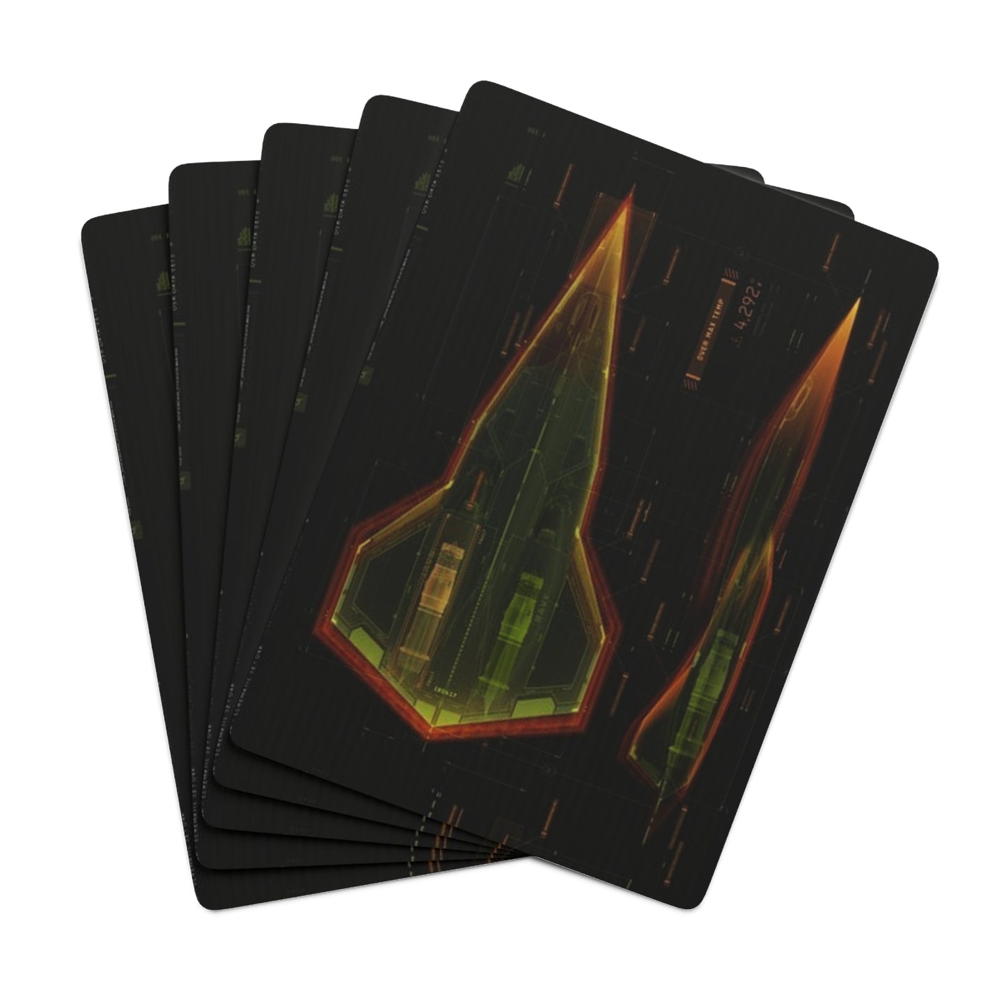 Darkstar Air Force Custom Poker Cards