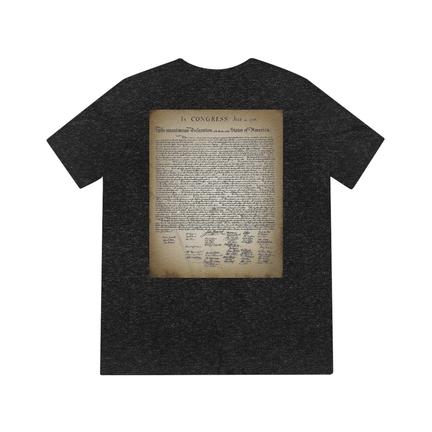 Declaration of Independence Unisex Triblend Tee