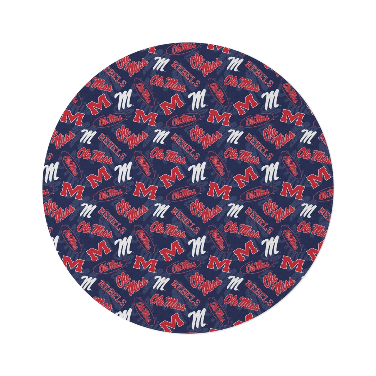Ole Miss Round Rug