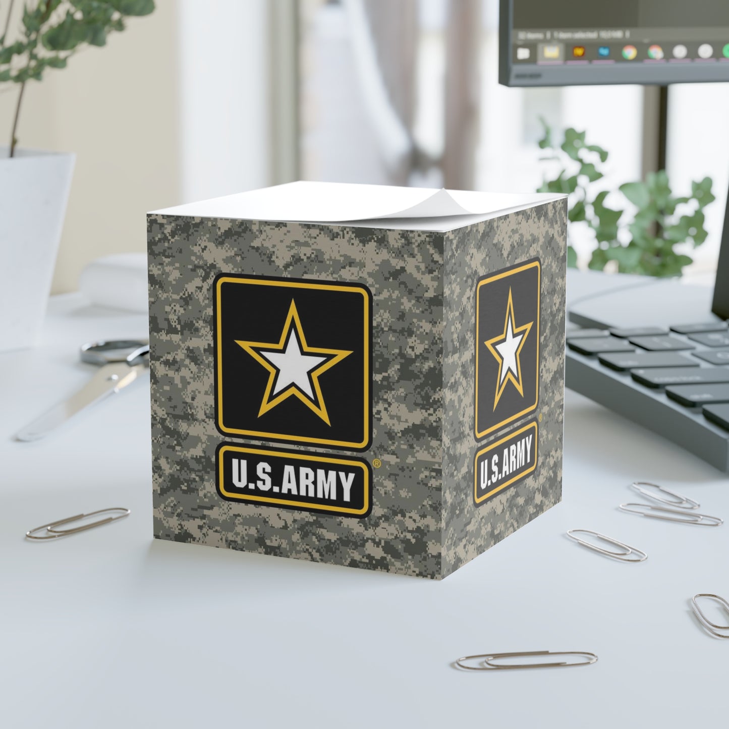 US Army Note Cube