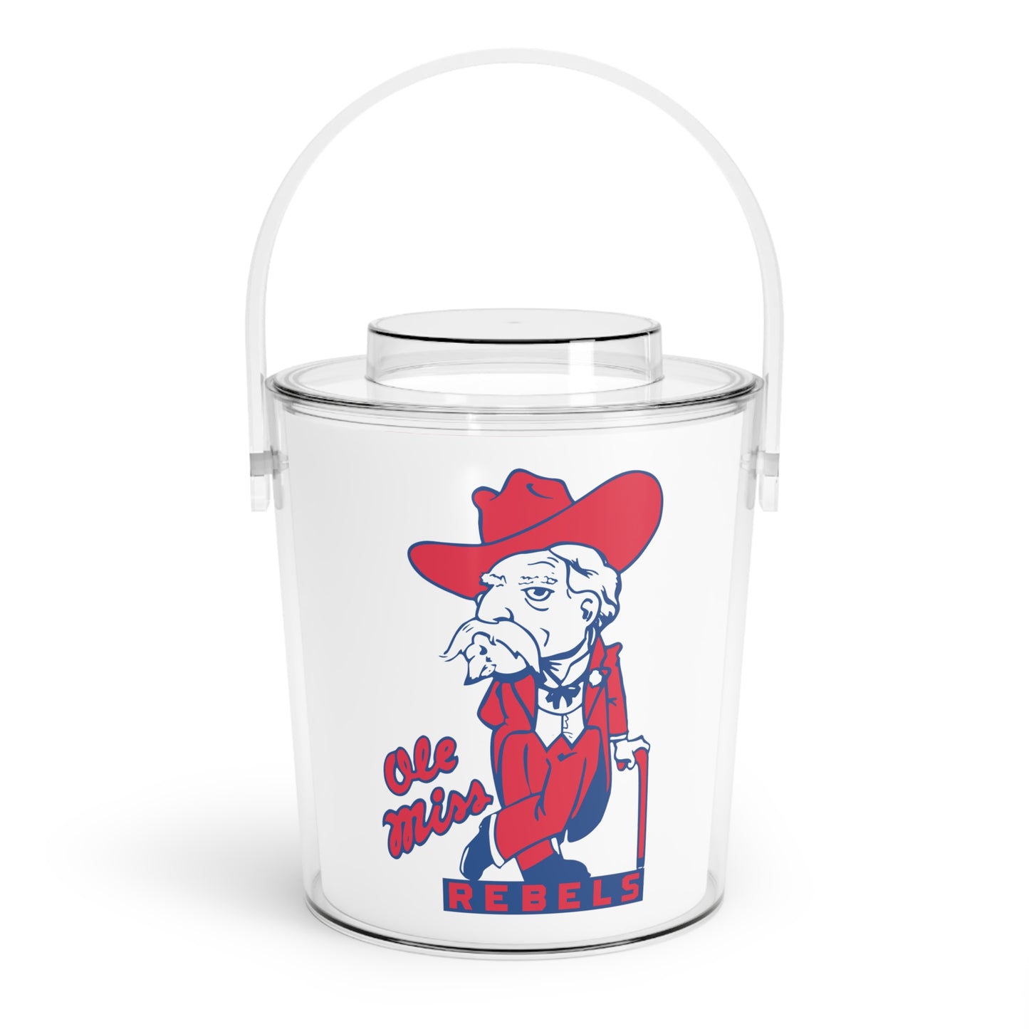Colonel Ole Miss Ice Bucket with Tongs