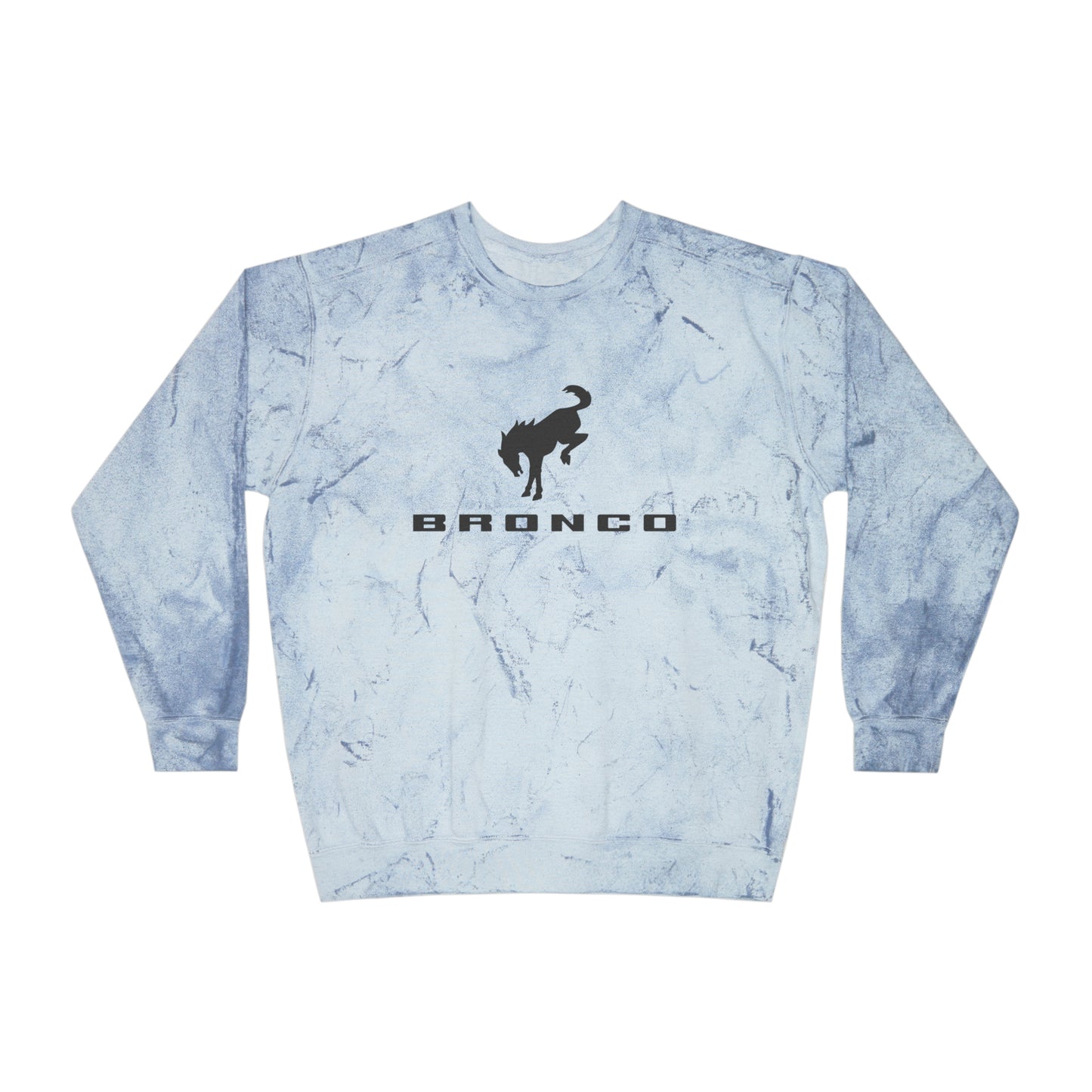 Bronco Unisex Color Blast Crewneck Sweatshirt