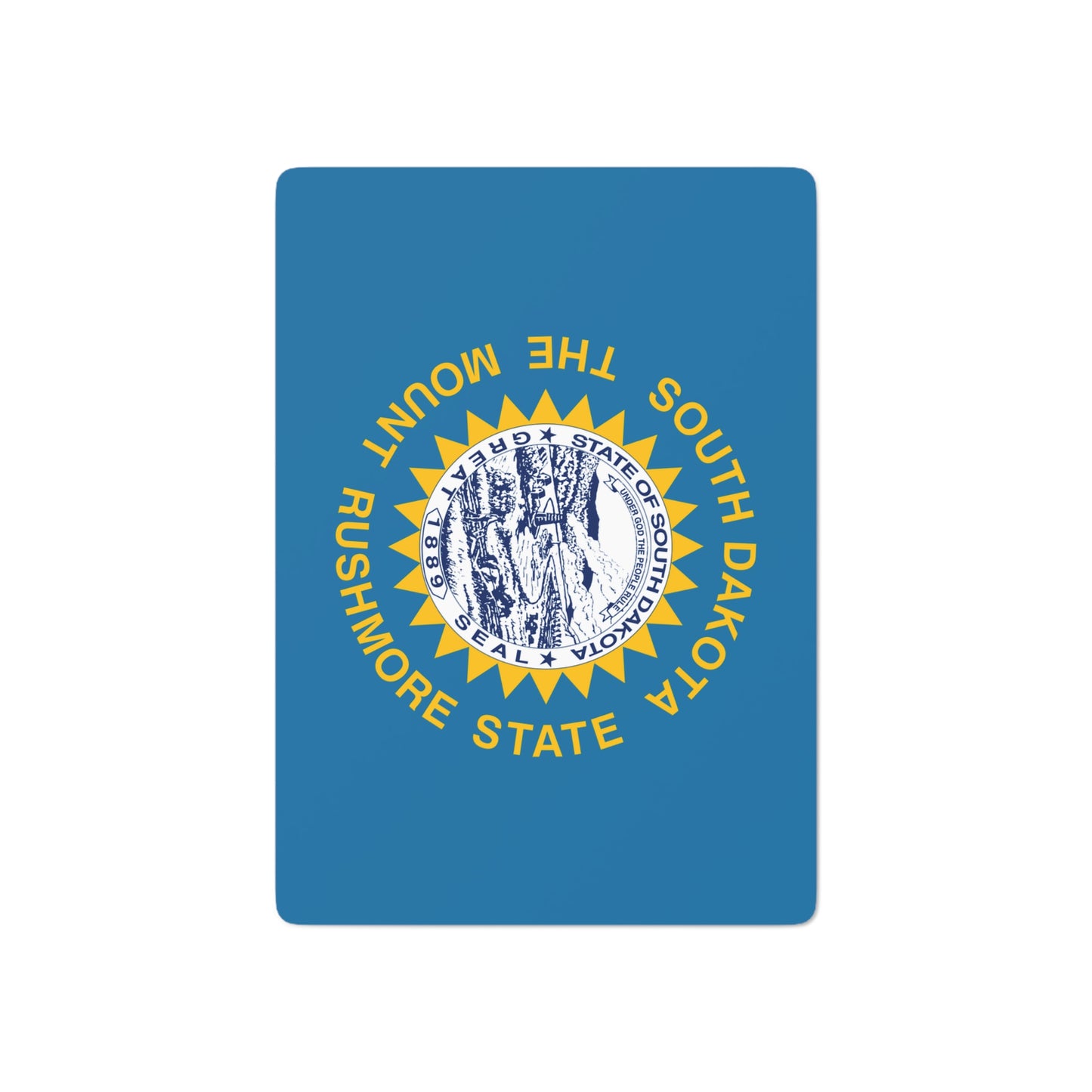 South Dakota State Flag Poker Cards