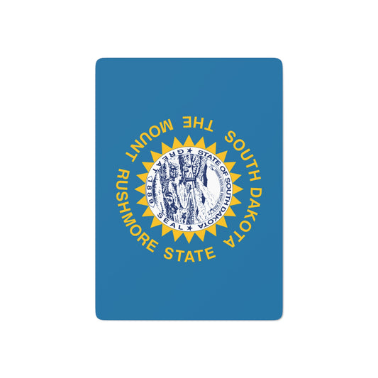 South Dakota State Flag Poker Cards