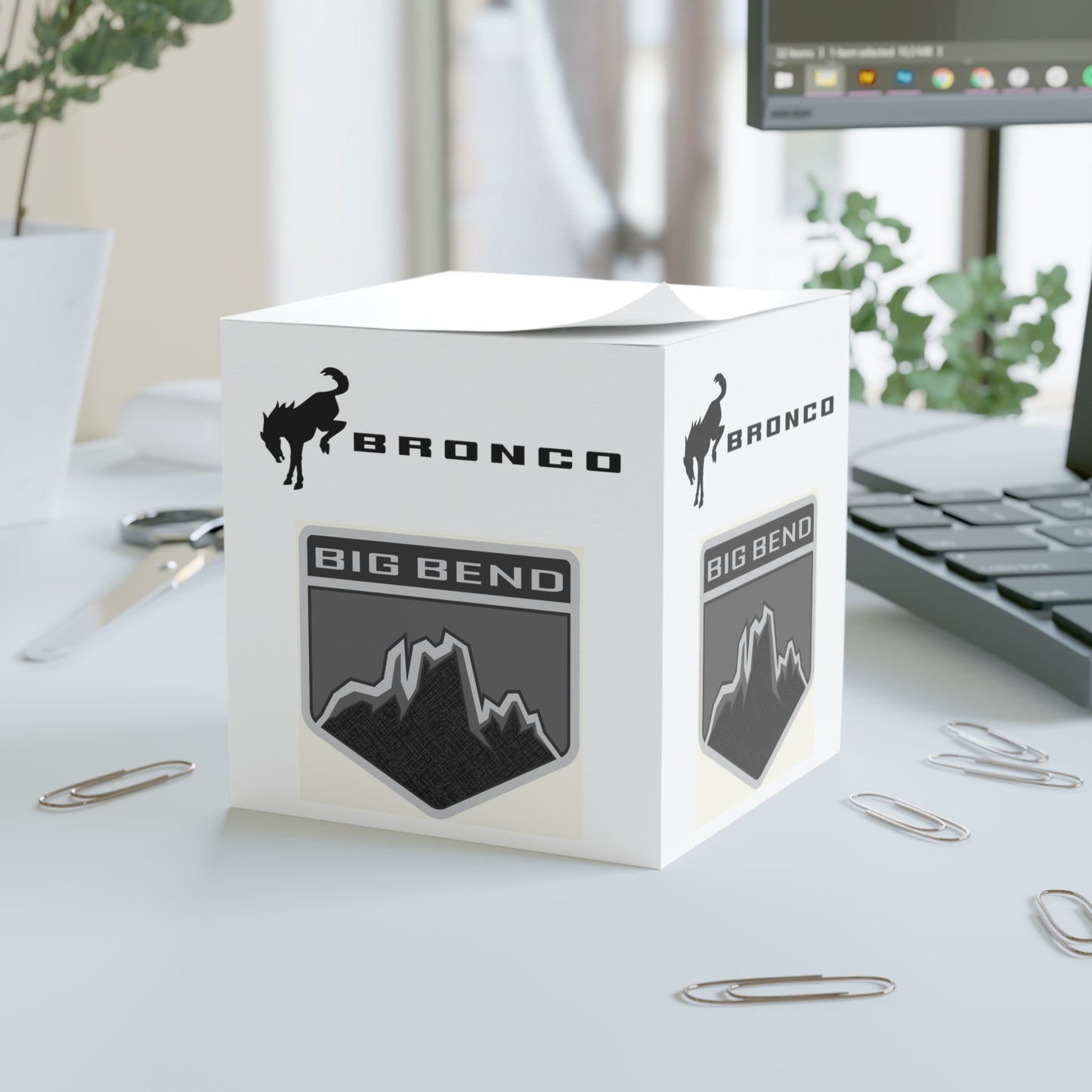 Bronco Big Bend Note Cube