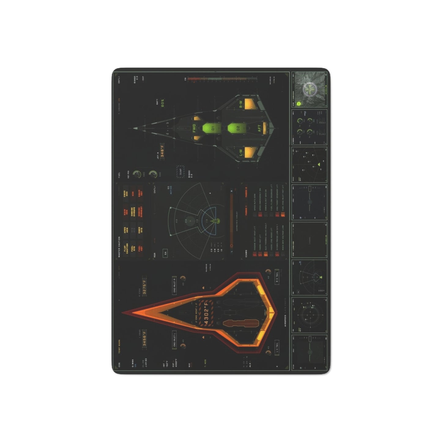 Darkstar US Air Force Custom Poker Cards