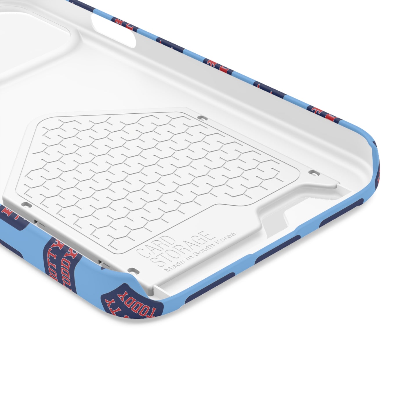 iPhone and Samsung Hotty Toddy (BLUE) Phone Case With Card Holder